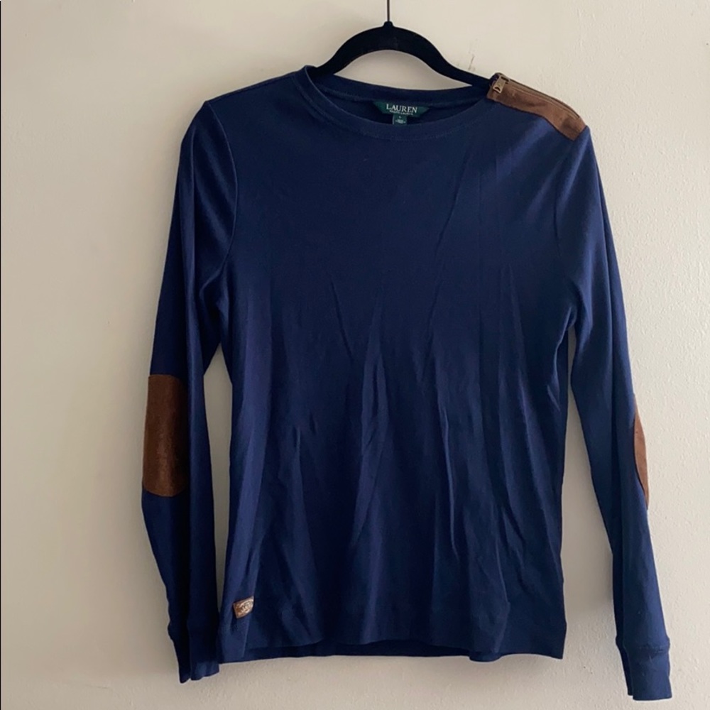 Navy blue Ralph Lauren top
